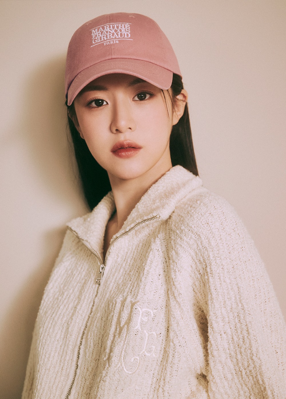 SMALL CLASSIC LOGO CAP pale pink
