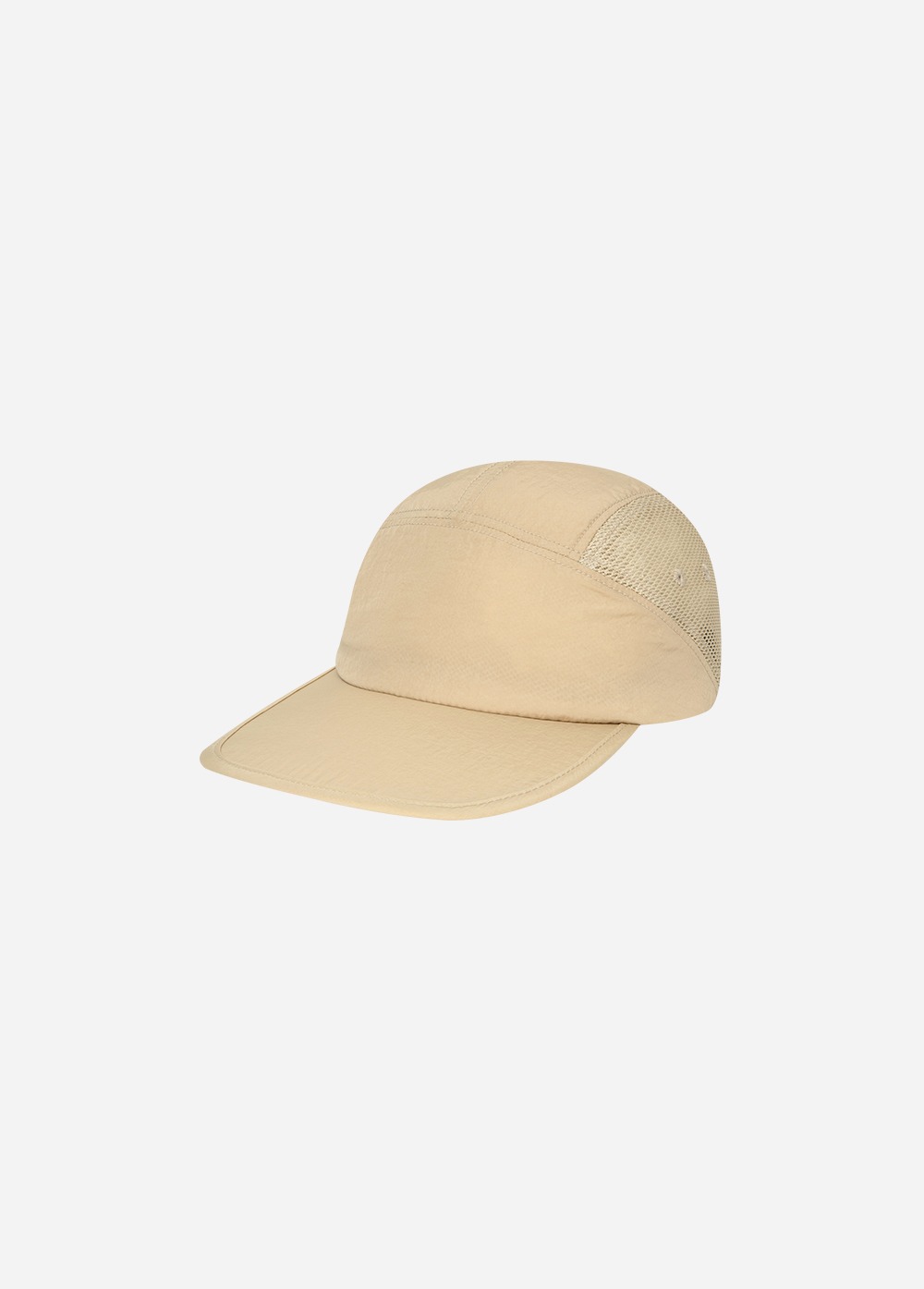 BASIC MG LOGO MESH NYLON CAP light beige