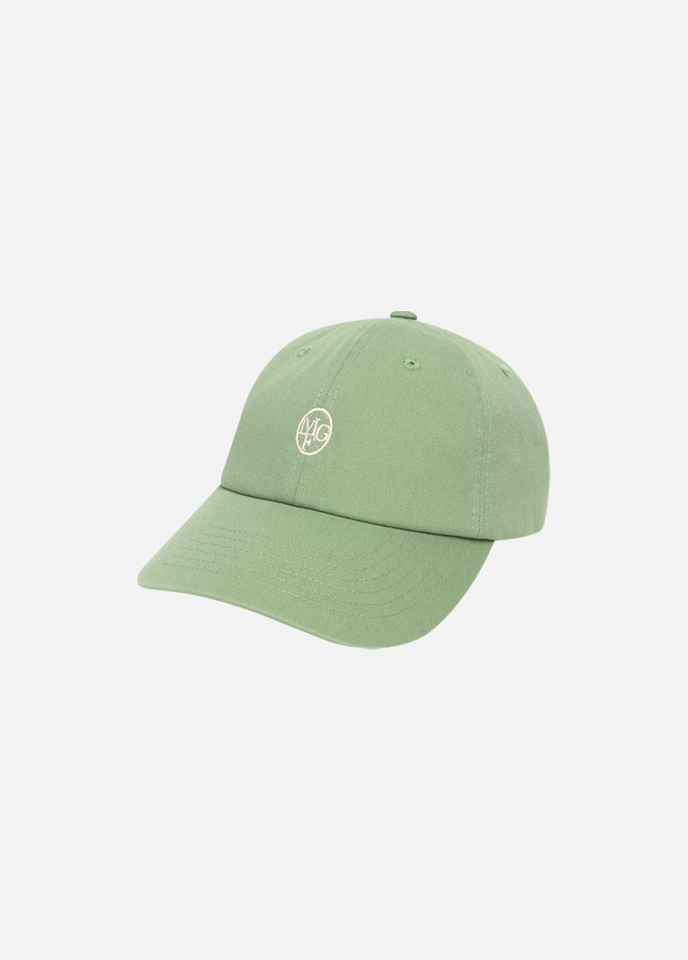 CIRCLE LOGO EMBROIDERY CAP green