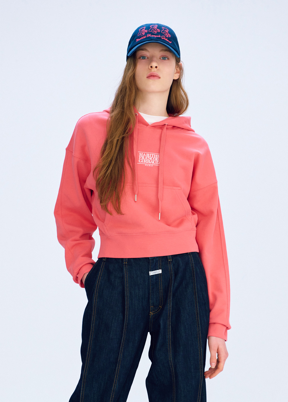 NEW CLASSIC LOGO HOODIE coral